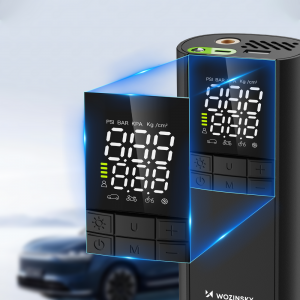 Wozinsky WPEP-8000 kompresszor, elektromos pumpa, 8000mAh power bank, zseblámpa - fekete-3