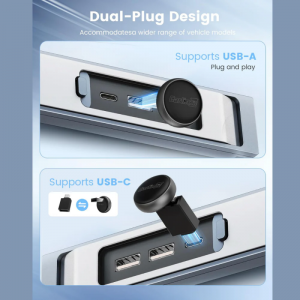 Wireless Carplay / Android Auto Adapter Carlinkit Mini Ultra3 tok, Apple iPhone / Android sorozat, Fekete-3