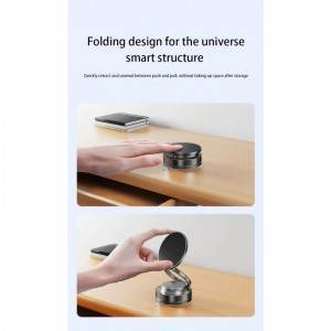 XO DESIGN C177, Univerzális, Fekete mágneses autós tartó magsafe-4