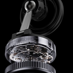 Dudao F24X MagSafe Kompatibilis Autós Tartó Tapadókoronggal - Fekete-3