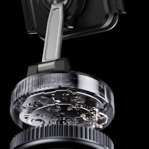 Dudao F24PLUS műszerfalra erősíthető autós telefontartó tapadókoronggal - Fekete-3