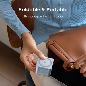 UGREEN W752 2in1 vezeték nélküli töltő állomás, 35W, 3A, 1 x USB-C, kék-1