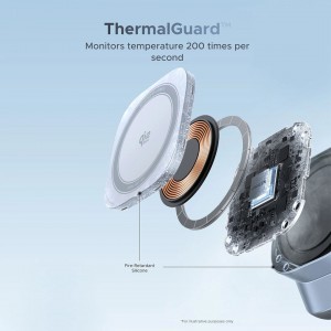 UGREEN W711 3in1 vezeték nélküli töltőállomás, 25W, 1.67A, kék-14