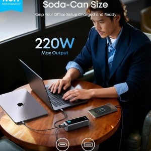 Powerbank Anker Prime, 20100mAh, 220W, QC + PD, Fekete A110BH11-3