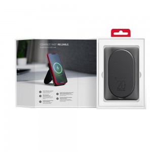 FORCELL F-ENERGY F10K2 MagStand powerbank MagSafe PD QC3.0 5A 20W 10 000mAh fekete-1