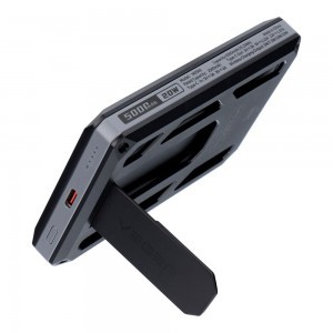 Veger Powerbank Wallet Tracker W0582 MFi PD 20W 5000 mAh fekete-1