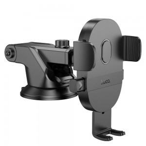 Hoco műszerfalra vagy szélvédőre rögzíthető autós telefontartó H19 fekete-2