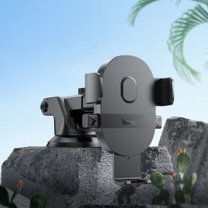 Hoco műszerfalra vagy szélvédőre rögzíthető autós telefontartó H19 fekete-6