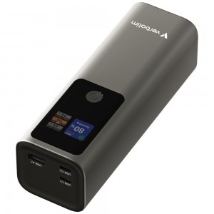 Verbatim Charge n Go 27000mAh 140W 2xUSB-C PD 3.1 powerbank szürke 32269-7