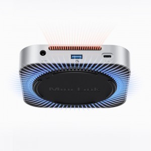 Orico MiniLink 9 az 1-ben dokkolóállomás M.2 SSD merevlemez rekesszel - ezüst-6