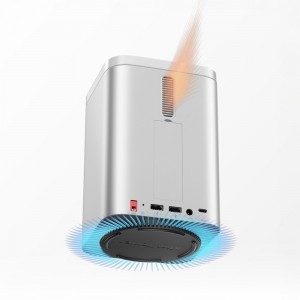 Orico MiniTower Dokkolóállomás Merevlemeztálcákkal akár 56TB-ig - Ezüst-8