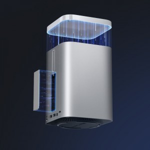 Orico MiniTower Dokkolóállomás Merevlemeztálcákkal akár 56TB-ig - Ezüst-5