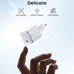 Fali Töltő Anker Nano, 45W, 3A, 1 x USB-C Fehér A2692L21-4