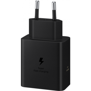 Hálózati töltő Samsung, 60W, 3A, 1 x USB-C, Fekete EP-T6010NBEGWW-1