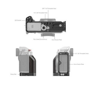 SmallRig L-bracket for FujiFilm X-T5 4137-3