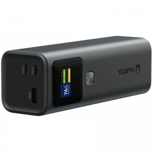 Varta High Speed, 27000mAh, 140W, QC + PD, Fekete Powerbank-4