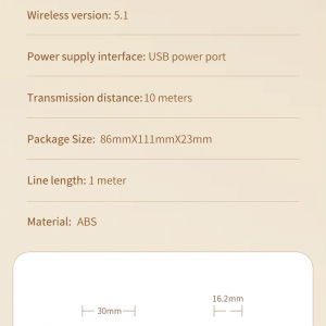 HIGI C5 Bluetooth 5.0 vezeték nélküli audió adapter, autós kihangosító és zenelejátszó funkcióval-1