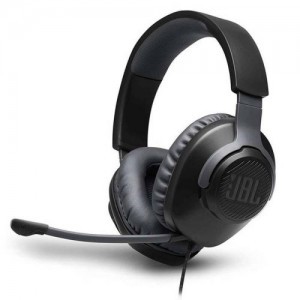 JBL Quantum 100 Vezetékes On-Ear Gaming Fejhallgató mikrofonnal Fekete EU