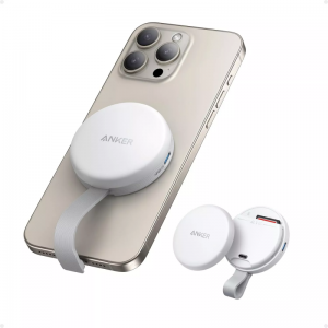 Anker MagGo USB-C kártyaolvasó, Apple iPhone USB-C, SD - microSD, Fehér A83D1G21-1