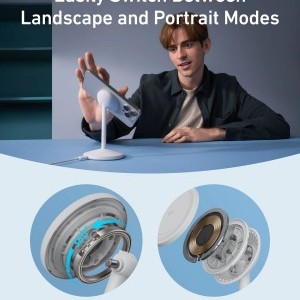 Anker MagGo Stand vezeték nélküli töltőállomás, 15W, 1.67A, fehér A25X1H21-4