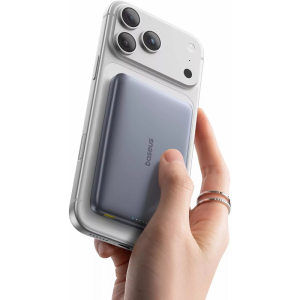 Powerbank Baseus PicoGo AM41, 10000mAh, 27W, PD + FQI, Szürke E0027200-2