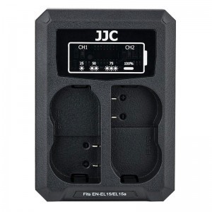 JJC DCH-EL15TC USB Dual akkumulátor töltő