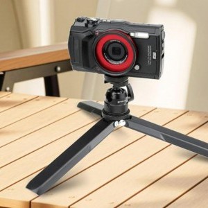 PULUZ Alumínium Mini Gömbfej Állványadapter (Fekete)-3