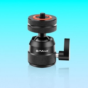 PULUZ Alumínium Mini Gömbfej Állványadapter (Fekete)-5