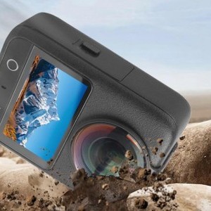 PULUZ edzett üveg lencsevédő a DJI Osmo 360-hoz üvegfólia (Fekete)-5