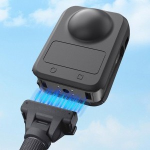 PULUZ Szilikon Tok Lencsevédővel DJI Osmo 360-hoz (Fekete) tok-6