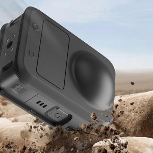 PULUZ Szilikon Tok Lencsevédővel DJI Osmo 360-hoz (Fekete) tok-7