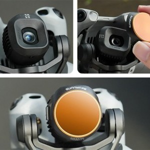 Sunnylife 3 db-os CPL + ND8 + ND16 lencse szűrőkészlet MINI 5 Pro-hoz-5