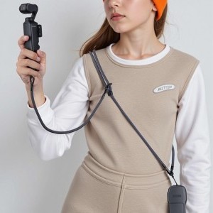 Sunnylife GS022 multifunkciós nyakpánt Pocket 3-hoz (szürke)-1