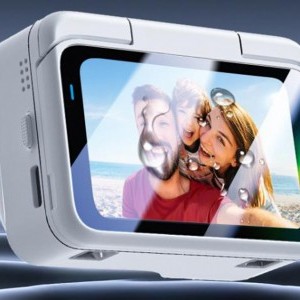 PULUZ 2 az 1-ben üvegfólia Insta360 GO Ultra (Fekete) üvegfólia-4