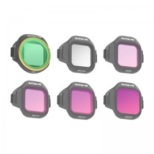 Sunnylife 6 darabos MCUV + CPL + ND8 + ND16 + ND32 + ND64 lencseszűrő készlet MINI 5 Pro-hoz