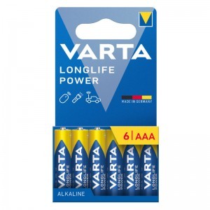 Varta Longlife Power AAA / LR03 elem - BL6