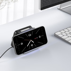  Blavec BQI-04 Qi 15W Magsafe töltőállomás 3in1 UniCharge (BQI04-QIMB) fekete-2