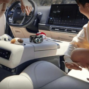 Ottocast CA520-T Kabin prémium vezeték nélküli CarPlay adapter gyermekfigyelő kamerával-4