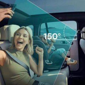 Ottocast CA520-T Kabin prémium vezeték nélküli CarPlay adapter gyermekfigyelő kamerával-5