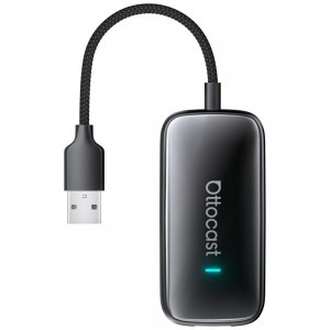 Ottocast Play2Video CA515-T vezeték nélküli CarPlay és Android Auto adapter streaming támogatással-4