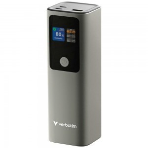 Verbatim Charge n Go 27000mAh 140W 2xUSB-C PD 3.1 powerbank szürke 32269