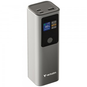 Verbatim Charge n Go 27000mAh 140W 2xUSB-C PD 3.1 powerbank szürke 32269-6
