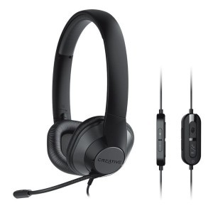 HS-720 V2 Creative Vezetékes Fejhallgató Mikrofonnal Fekete USB-1