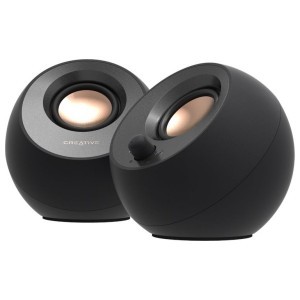 Creative Pebble 2.0 V3 Számítógéphangszórók Fekete Bluetooth 5.0 USB-C-1