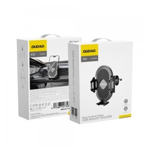 Dudao F2+ telefontartó szellőzőre erősíthető csipesszel - fekete-9