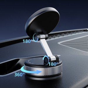 Dudao F24PRO MagSafe Kompatibilis Autós Telefon Tartó Műszerfalra vagy Szélvédőre - Fekete-2