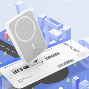 Dudao K26 Power Bank 10000mAh 20W USB-A / USB-C / MagSafe - Fehér-6