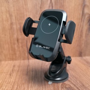 Blavec autós tartó BHC-03 15W-os indukciós töltéssel szélvédőre (BHC03-WIB) fekete-4