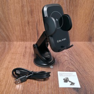 Blavec autós tartó BHC-03 15W-os indukciós töltéssel szélvédőre (BHC03-WIB) fekete-6
