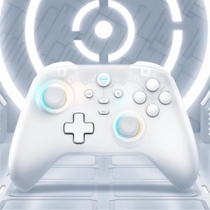 Machenike G3 V2 Wireless játékkontroller töltőállomással - Fehér-1